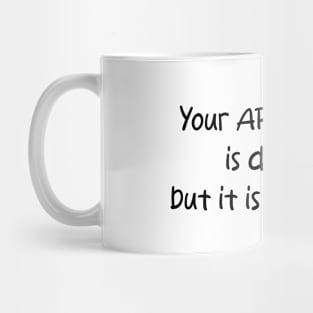 Sarcastic Minimalism: Thoughtful Critique Mug